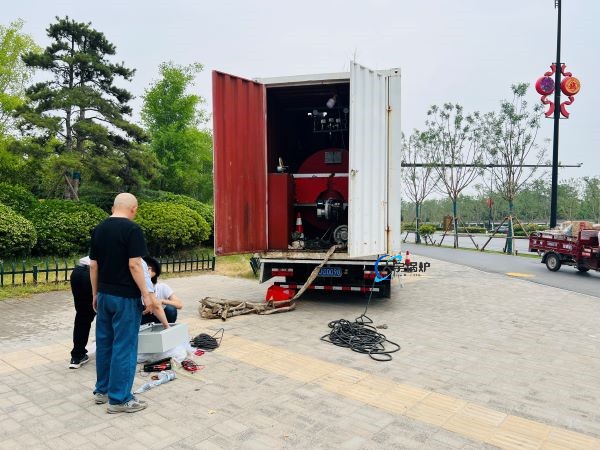 WNS系列撬装集装箱车载燃油气锅炉